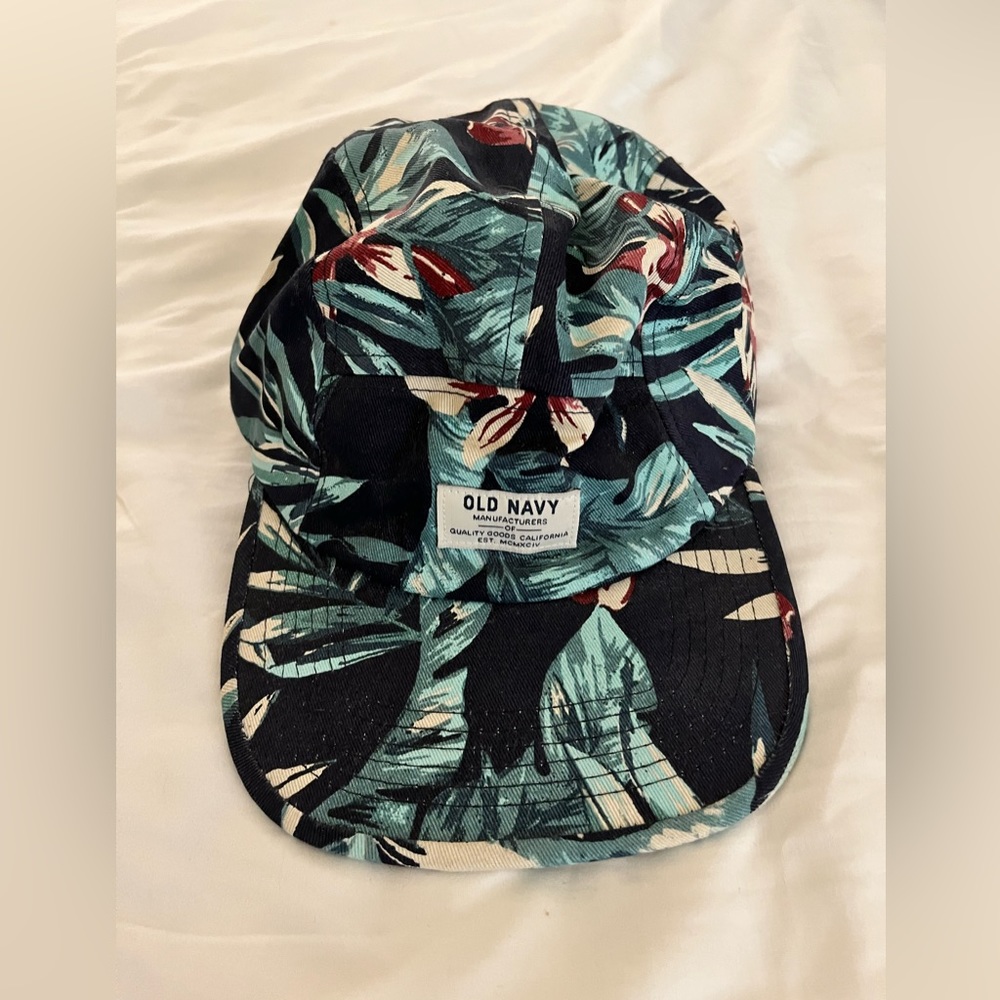Old Navy Floral/Tropical 5-Panel Strapback Hat